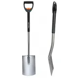 Fiskars lopata ravno s teleskopom. s ručkom 131310