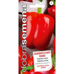 Dobro sjeme Zelena paprika Quadrato D'asti Rosso 0,4 g crvena