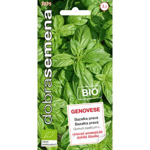 Dobre sjemenke Bosiljak pravi Genovese Bio 0,6 g