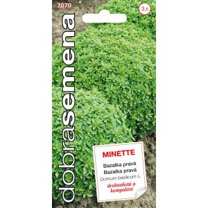 Dobro sjeme Pravi bosiljak Minette mali listovi 0,6g
