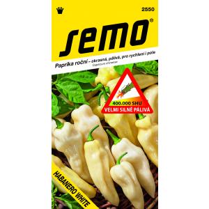 Semo Paprika zelena ljuta Habanero bijela 15s SHU 400.000