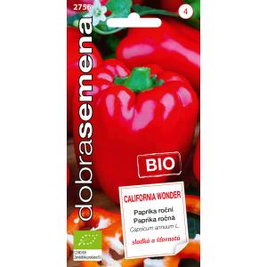 Dobre sjemenke Papar zeleni California Wonder Bio square red 0,3 g