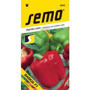 Semo Paprika zelena slatka F1 Saskia F1 brza poljska 15s